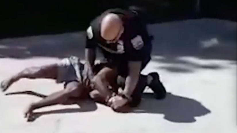 Police Brutality: Punch Black male